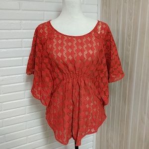 {Anthropology} The Addison Story laced top